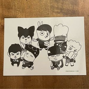 Bts postcard